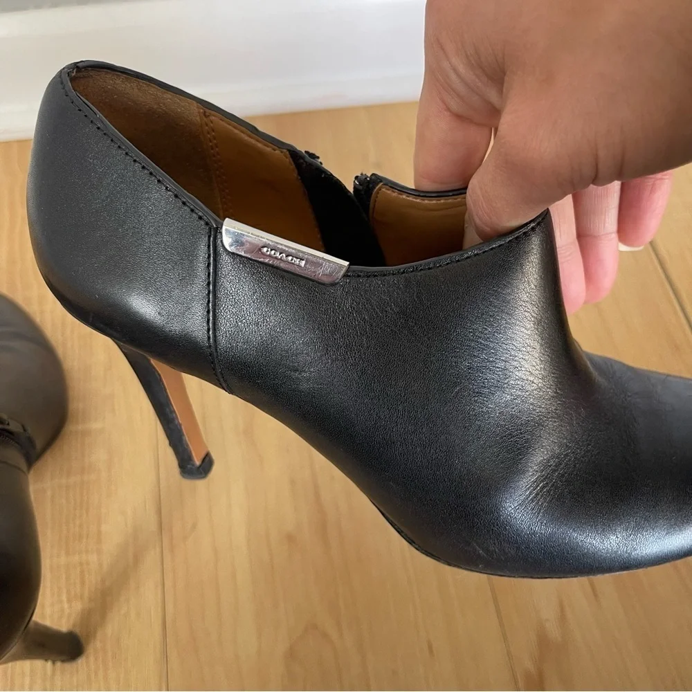 Coach Black Ankle Booties